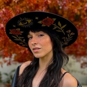 Wild as Heck Hats - The Daphna - Boho Western Handmade Australian Wool Fedora